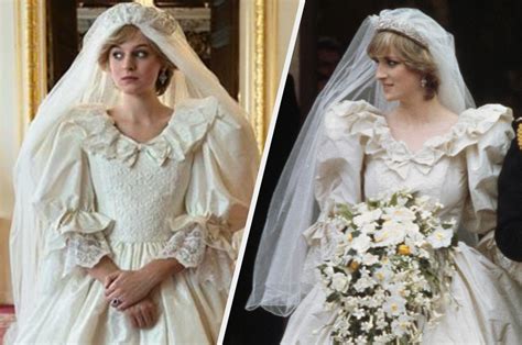 The Crown Recreated Princess Diana's Wedding Look