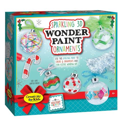 Creativity for Kids Wonder Paint Ornaments - Child, Beginner Craft Kit for Boys and Girls ...