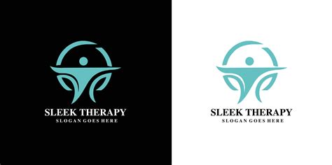 sleek therapy logo design free Vector and free SVG 38237409 Vector Art ...