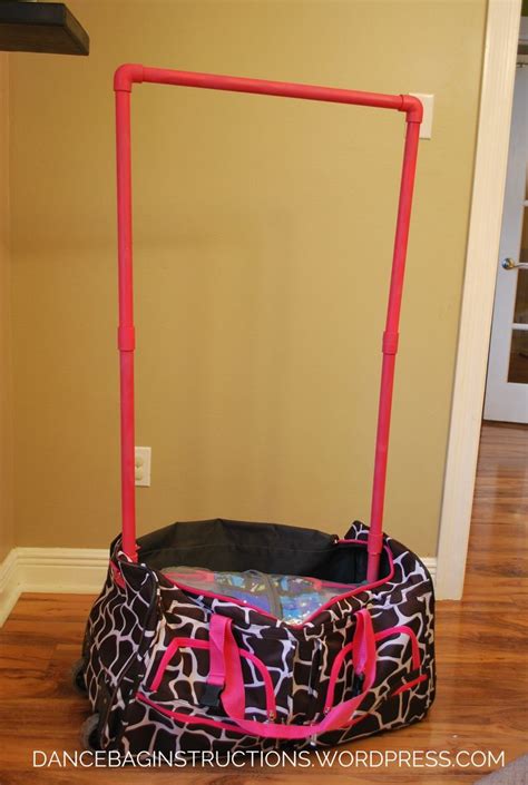 How to make your own rolling dance bag with garment rack | Dance bag, Garment racks, Dance ...