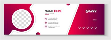 Corporate Modern Email Signature Design template. Email signature ...