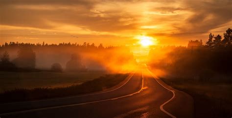 Sunset road by apmajanen / 500px | Sunset road, Sunset, Road