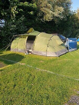 Eurohike Buckingham Elite 8 Man Tent + Porch + Carpet + Footprint ...