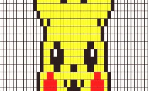 Tuto Dessin Pixel Art Pikachu Pokemon How To Draw Pikachu Pokemon Pixel Art 15 Pixelartpokemon ...