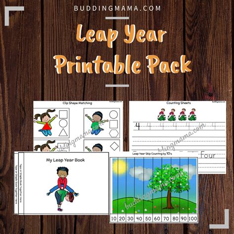 Leap Year Printable Pack – Budding Mama