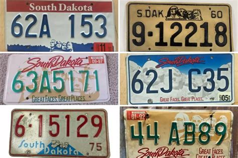 See What SD’s License Plates Looked Like The Year You Were Born