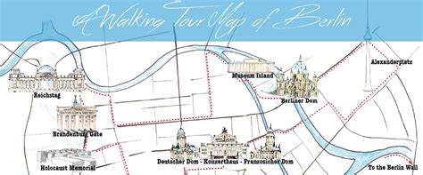 A Walking tour map of Berlin - Only on Road Trips around the World