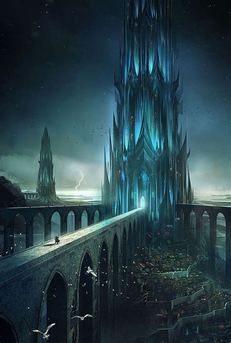 World Of Fantasy, Fantasy City, Fantasy Castle, Fantasy Places, Fantasy Concept Art, Fantasy ...