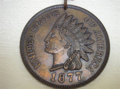 Big 1877 Indian Head Penny One Cent