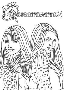 Free printable descendants coloring pages for kids – Artofit