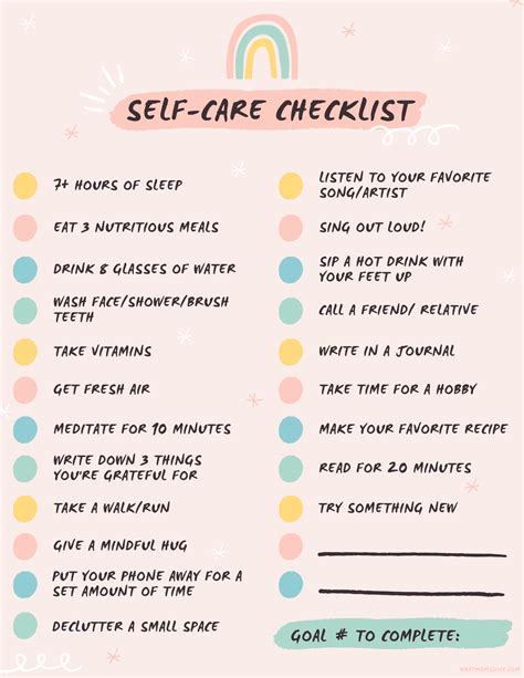 80 self care ideas for moms with free printable self care checklist ...