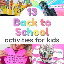 13 Fun Welcome Back to School Lessons & Activities for K-2