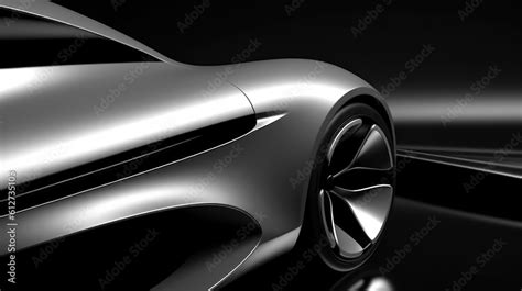 Artificial intelligence generated unique car design elements. Generative AI Stock Illustration ...