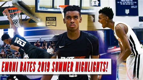 Emoni Bates 2019 Summer Highlights! - YouTube