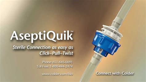 AseptiQuik® Connectors from Colder Products Company - YouTube