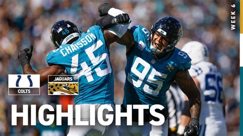 HIGHLIGHTS | Jaguars' Top Plays vs. Colts Week 6