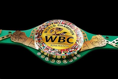 WBC Unveils One-Off Freedom Belt for Juneteenth Day