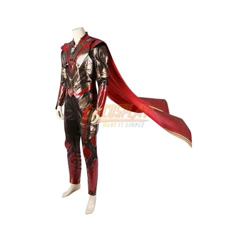 Adam Warlock Cosplay Costume Leather Suit V2