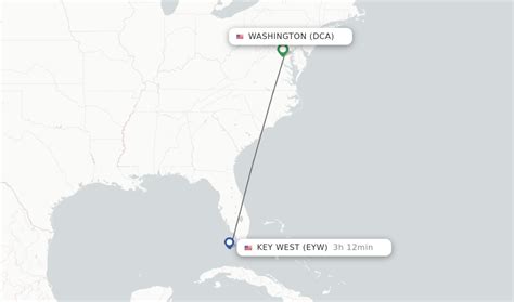 Direct (non-stop) flights from Washington to Key West - schedules ...