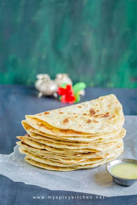 Bakshalu - Green Gram Stuffed Sweet Flatbread - MySpicyKitchen