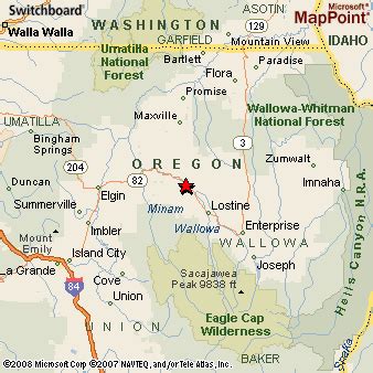 Where is Wallowa, Oregon? see area map & more