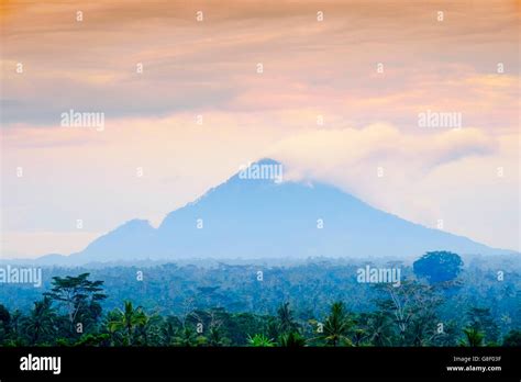 Mount Agung - a volcano in Bali Stock Photo - Alamy