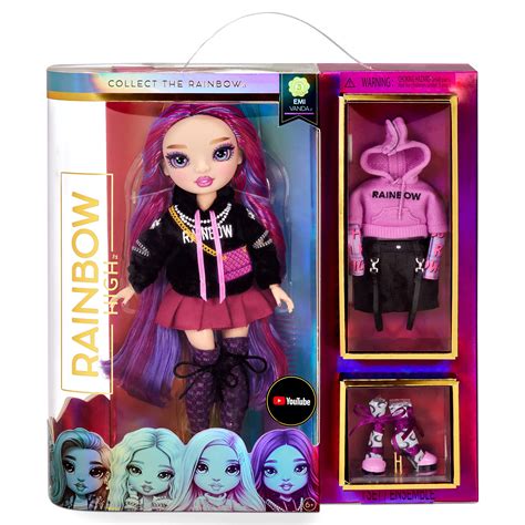 Buy Rainbow High Series 3 Emi Vanda Fashion Doll – Orchid (Deep Purple ...