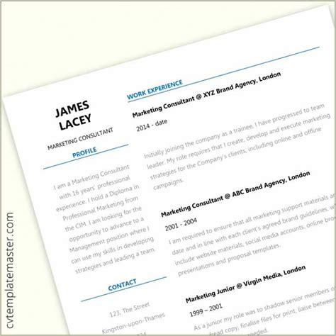 Free 3 Column Resume Template Word - Resume Example Gallery