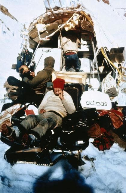 Survivors of the Andes plane crash Flight 571 pictured outside of the plane, 1972[419 x 640] : r ...