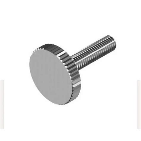 Polished Silver Stainless Steel Knurled Thumb Screw, For Hardware Fitting, M8 at Rs 5.2/piece in ...