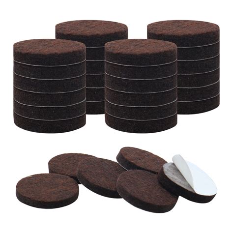 30pcs Felt Furniture Pads Round 1 1/4" Floor Protector for Chair Legs ...