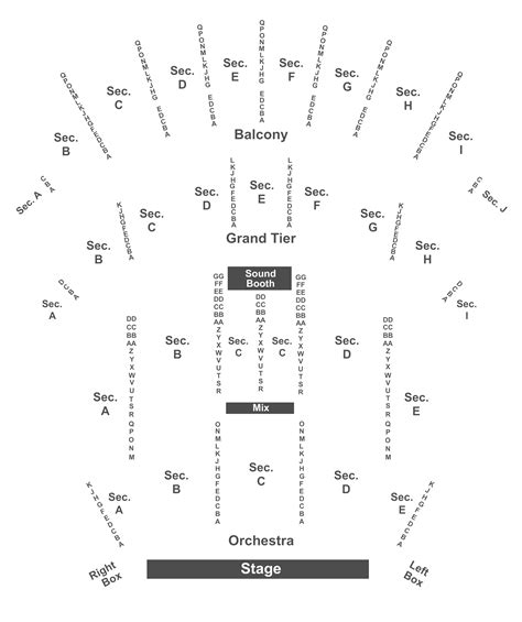 Altria Theater Seating Chart With Seat Numbers | Bruin Blog