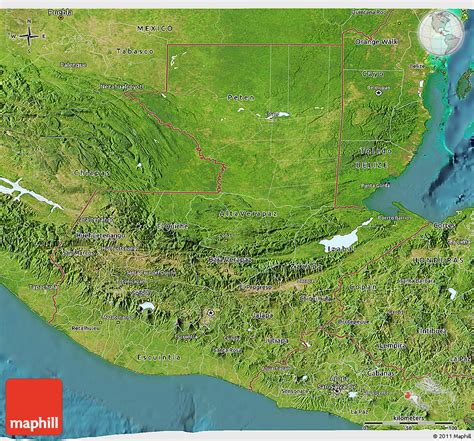 Mapa De Guatemala Satelital - Image to u