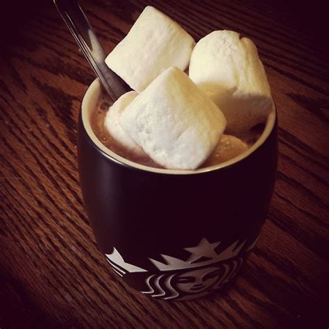 Starbucks | Hot chocolate with marshmallows #drink | Starbucks hot ...