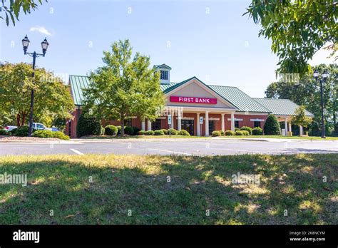 ASHEBORO, NC, USA-26 SEPT 2022: First Bank of Asheboro, building and ...