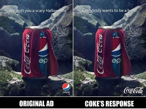 Coke vs Pepsi in 7 print ads