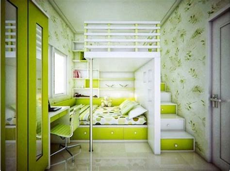 Green Bedroom Ideas in Small Home ~ Small Bedroom