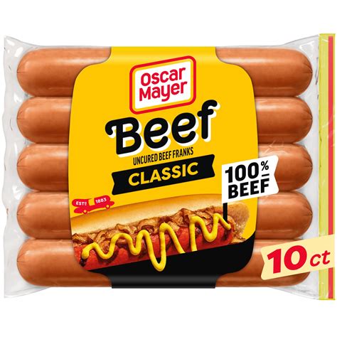 Oscar Mayer Classic Beef Franks - Shop Hot Dogs at H-E-B