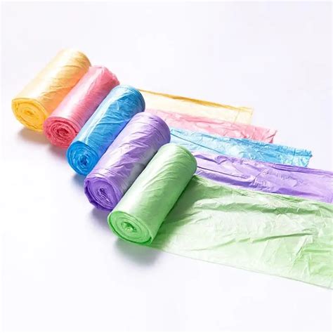 Garbage Bags Single Color Thick Convenient Environmental Cleaning Waste Bag Plastic Colorful ...