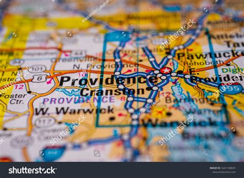 Providence On Usa Map Travel Background Stock Photo 1641108691 | Shutterstock