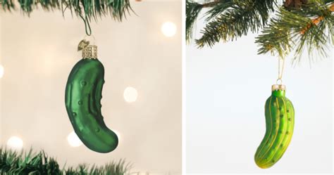 Here's Why People Hide a Pickle In Their Christmas Tree