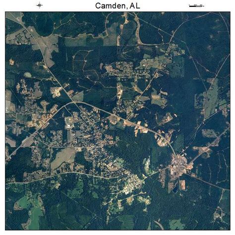 Aerial Photography Map of Camden, AL Alabama