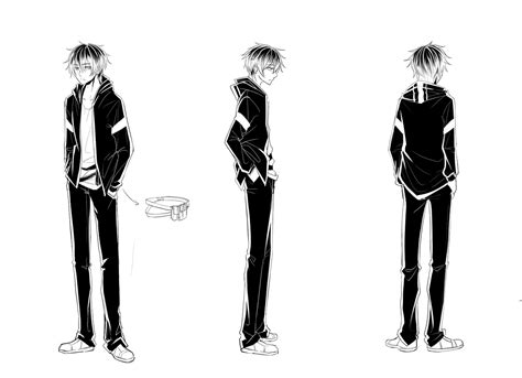 Manga character design on Behance