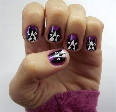 14 Manicures With Boston-Themed Nail Art | Nail polish, Nail art, Hair and nails