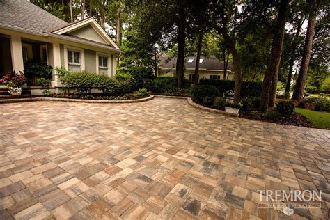 Upgrade your driveway with Tremron Mega Olde Towne pavers in Sierra. # ...