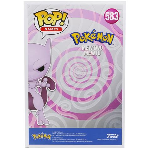 Funko POP! Games Pokémon Mewtwo Jumbo Vinyl Figure 26cm Tall #583