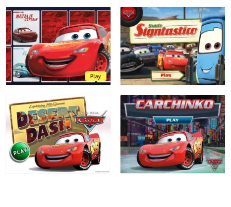 Take Five a Day » Blog Archive » Disney Pixar CARS: Online Games