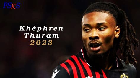 Khéphren Thuram | Skills, Goals & Assists | 2023 - YouTube