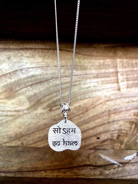 Excited to share this item from my #etsy shop: Sanskrit necklace, mantra necklace, hindu jewelry ...