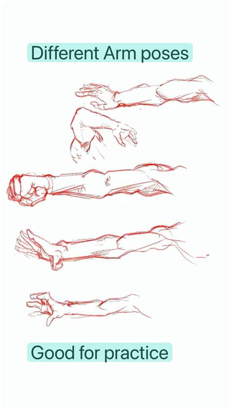 Different Arm poses references | Digital art tutorial, Drawing techniques, Figure drawing